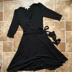 Black Wrap Dress